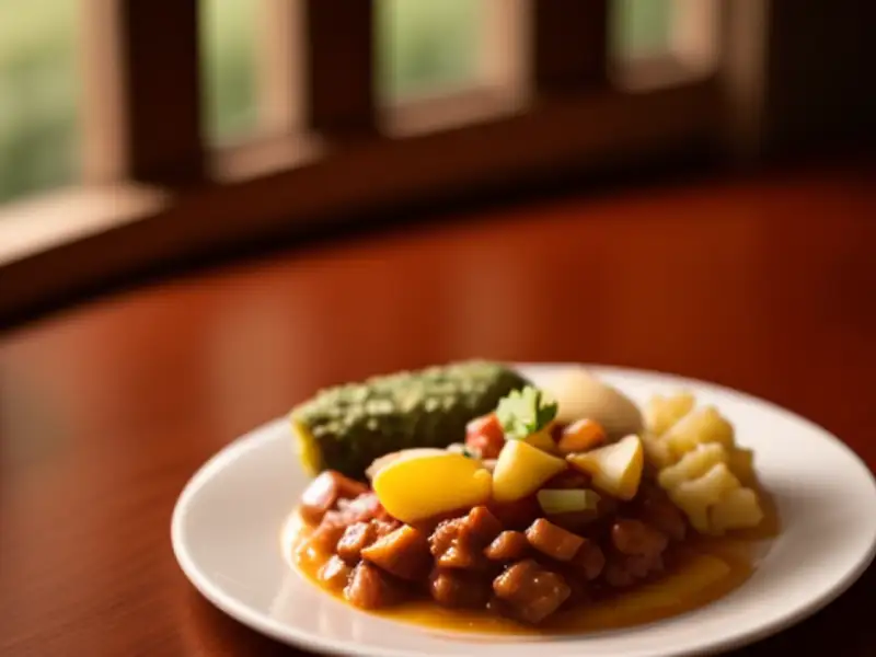 Hongaars goulash met wijn