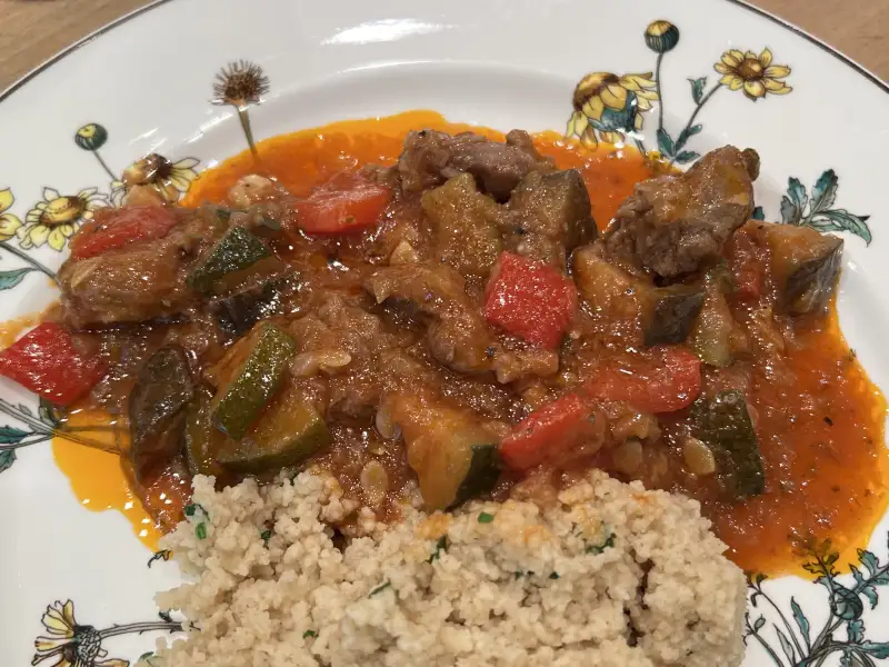 Chicken in the style of hunting