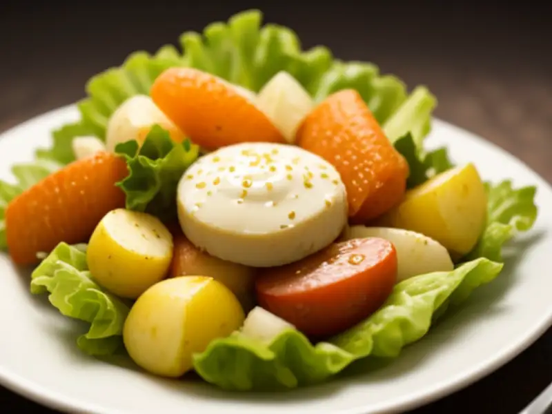 Insalata con carne e verdure