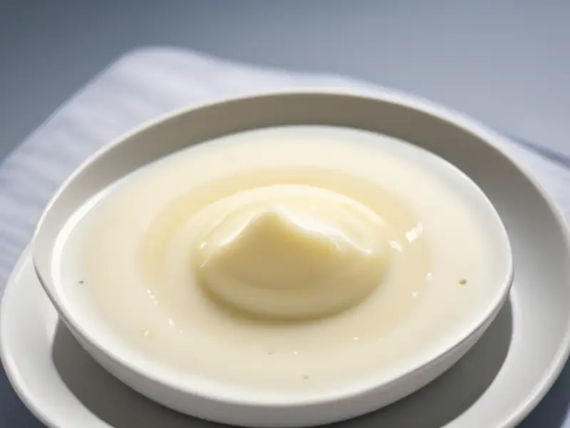 Iogurte natural caseiro, suave e ácido