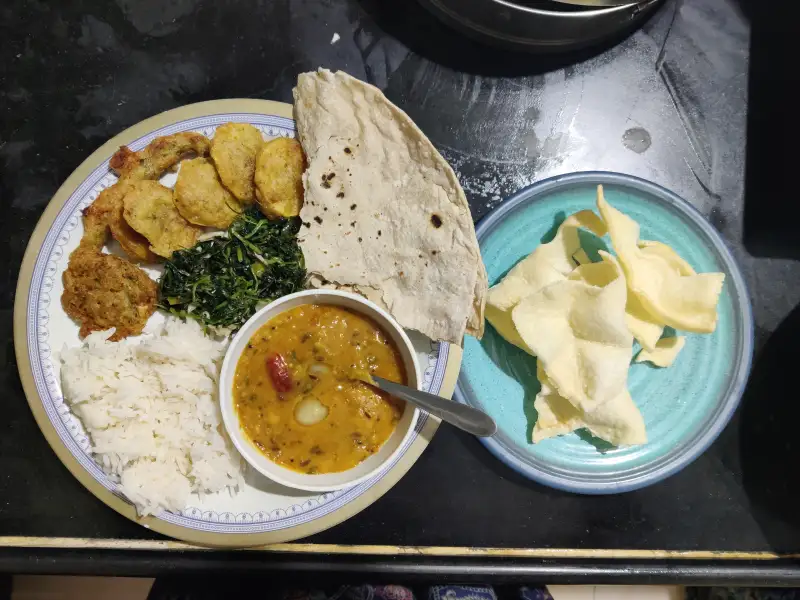小米薄饼，无麸质的玉米饼