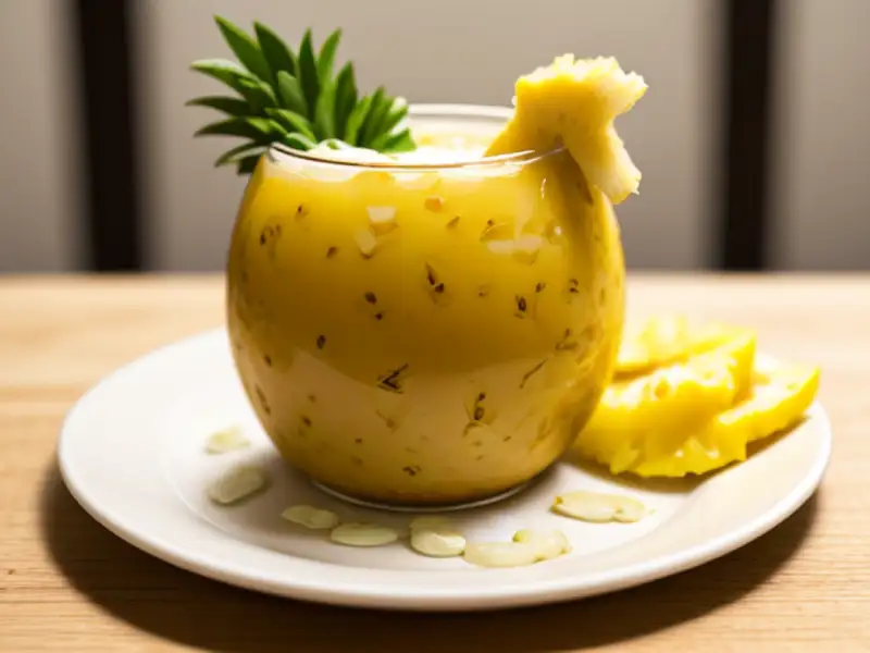Jus d'ananas frais