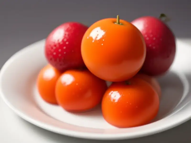Kẹo hồ lô, frutas caramelizadas no palito