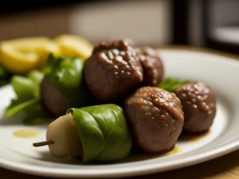 Kabab de cordeiro em pedaços grelhado no carvão