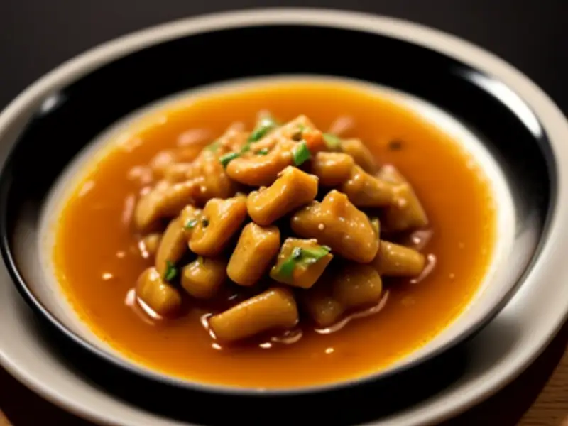 Kaeng Nopphakao, um curry tailandês tradicional, conhecido como “o curry dos nove tesouros”.