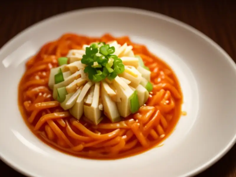 Kimchi de coliflor coreano