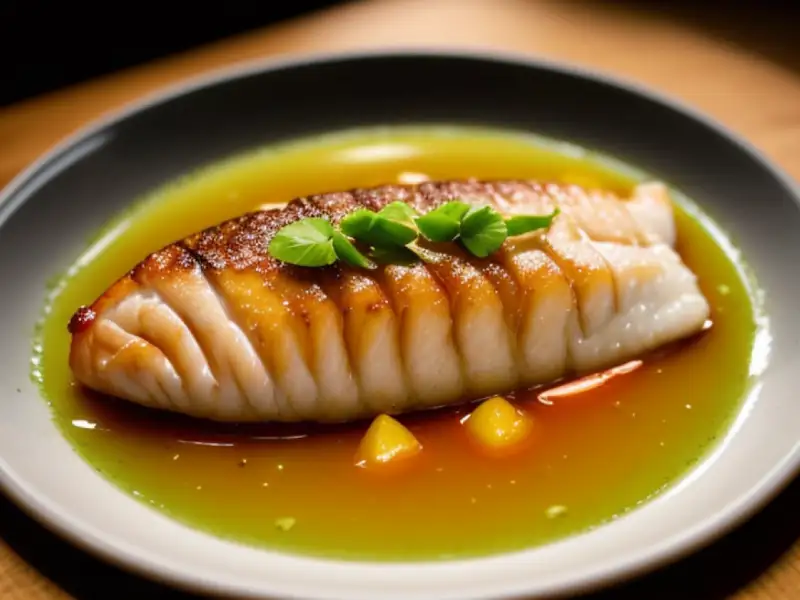 Kinilau, peixe marinado no limão kasturi