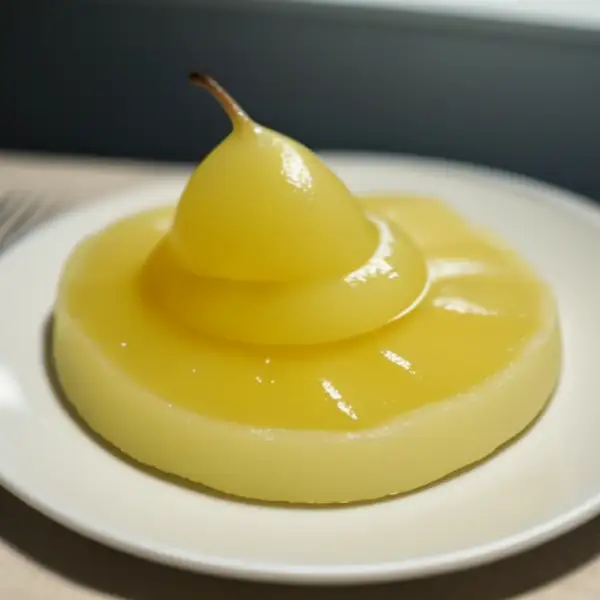 Kisel de poire, dessert léger à la fécule