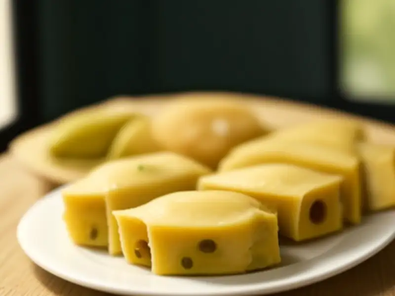 Krokante hapjes met groene olijven en ham