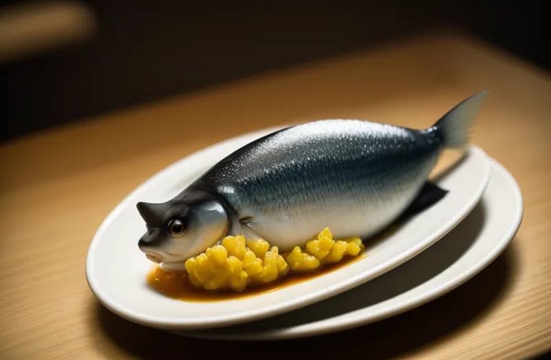 Koi komola, a type of orange-colored fish from Bengal