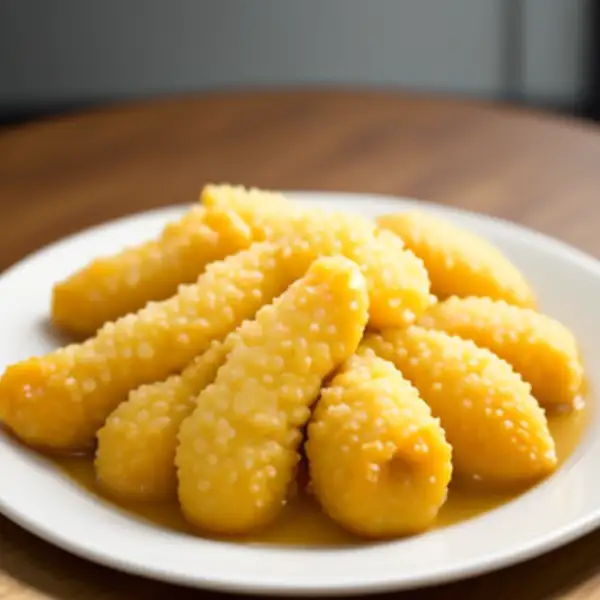 Kue cakar ayam, pazurki z batatów