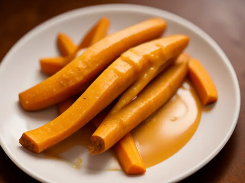 Kue don, palitos de batata-doce com açúcar