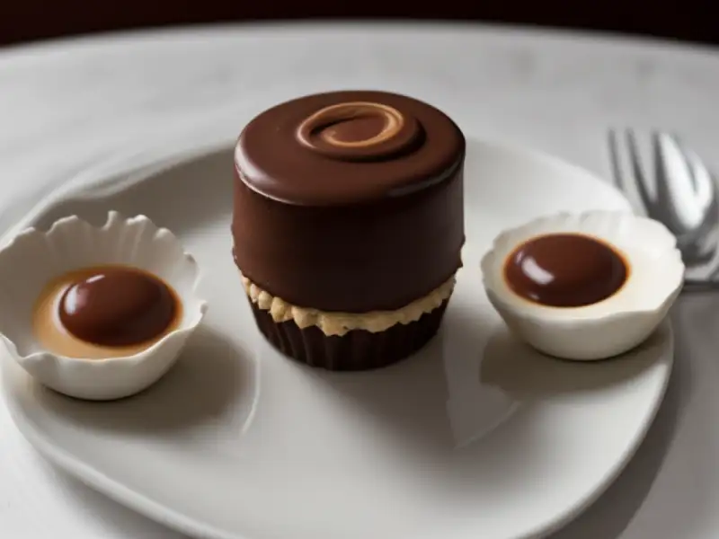 Legumina, suflê frio polonês de chocolate, laranja e conhaque