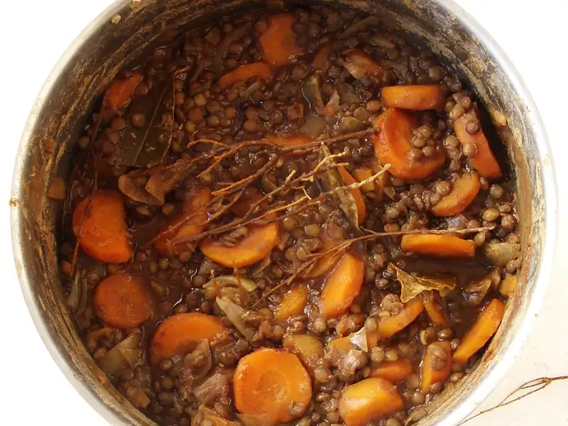Lentil stew
