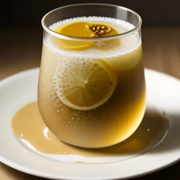Limonata con miele e semi di chia