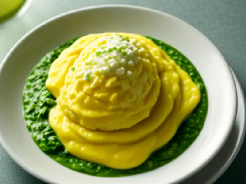 Linguado gratinado com espinafre e bechamel