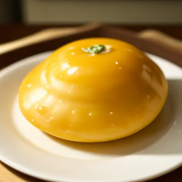 Luchi mit Palmyrasaft, goldbraun und aufgebläht
