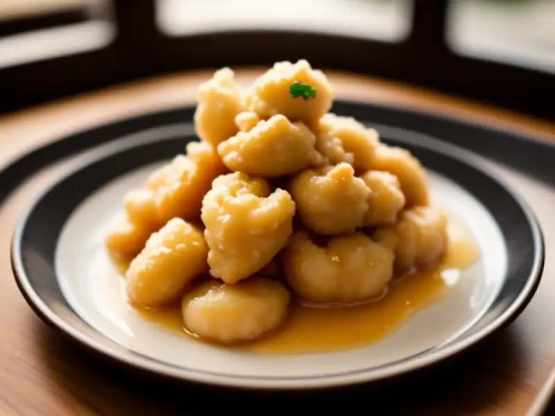 Lulas empanadas e fritas à japonesa
