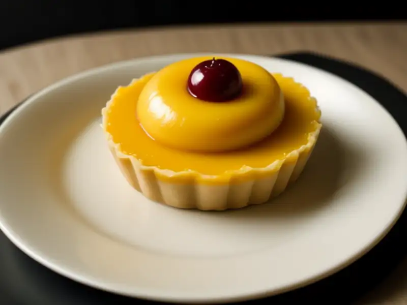 Mango bean tart