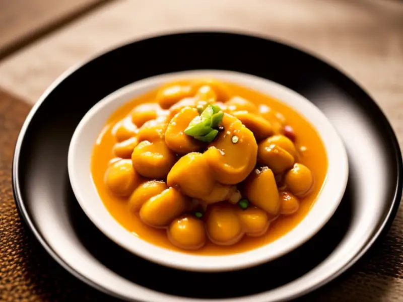 Mango pickle with sesame oil and mustard