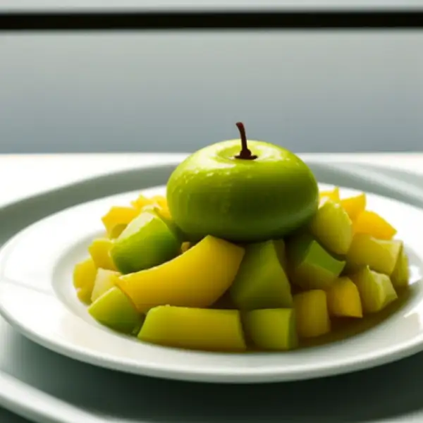 Mangos verdes marinados en salmuera de ciruelas