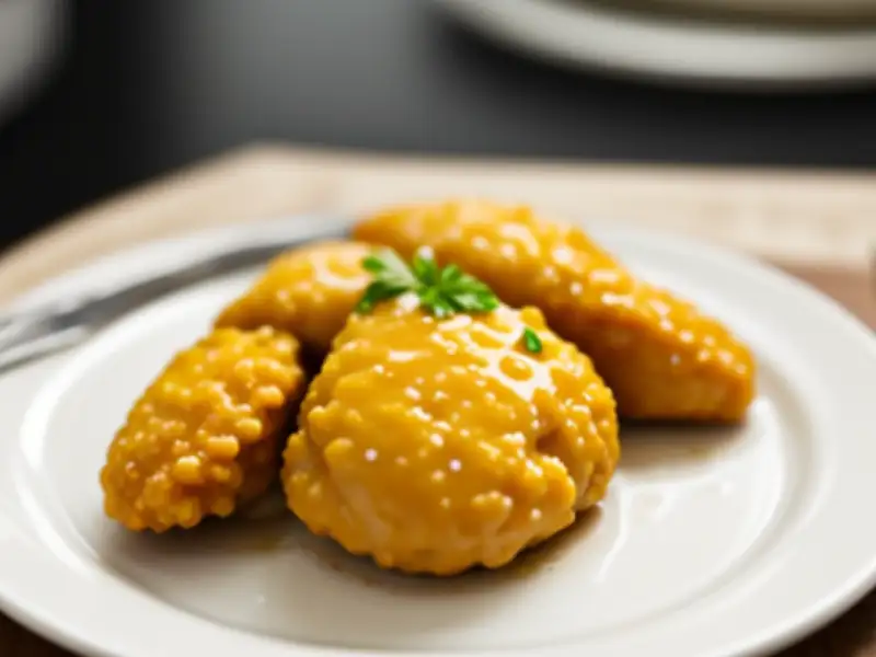 Fried chicken marinated in milk