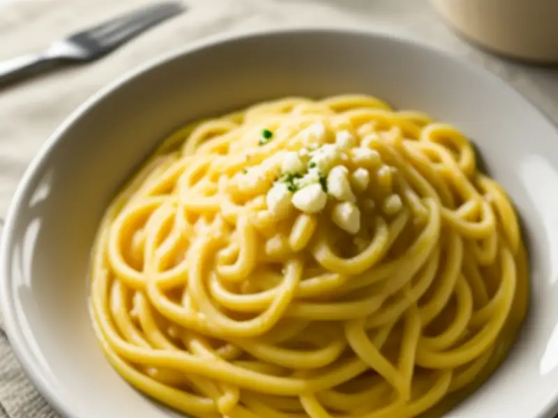 Massa ao molho de tomate cremoso