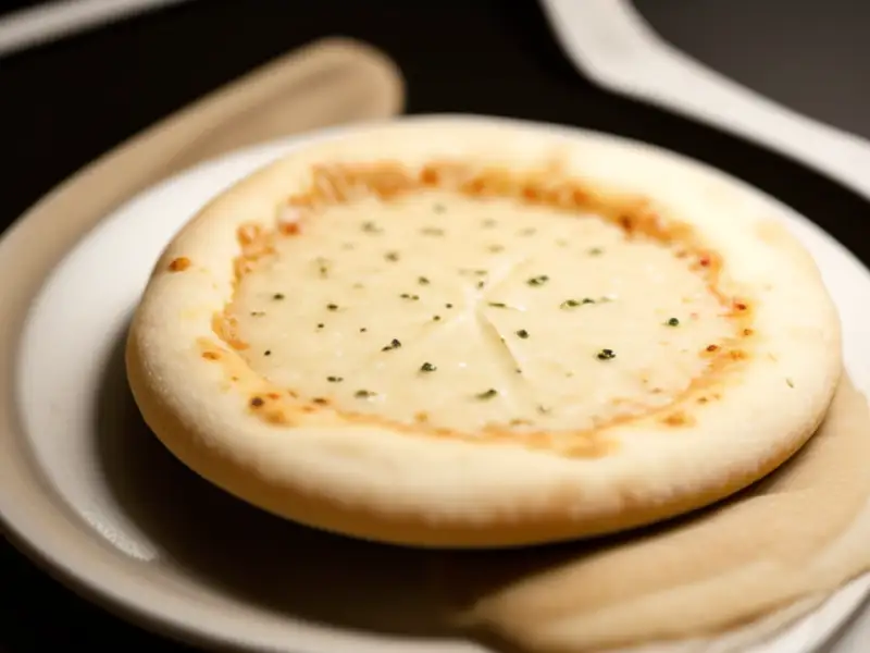 Massa de pizza crocante sovada à mão