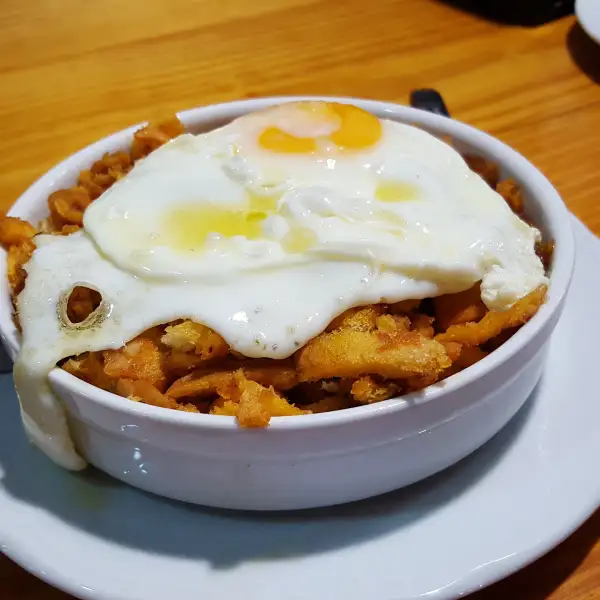 Migas espagnoles au chorizo et aux poivrons