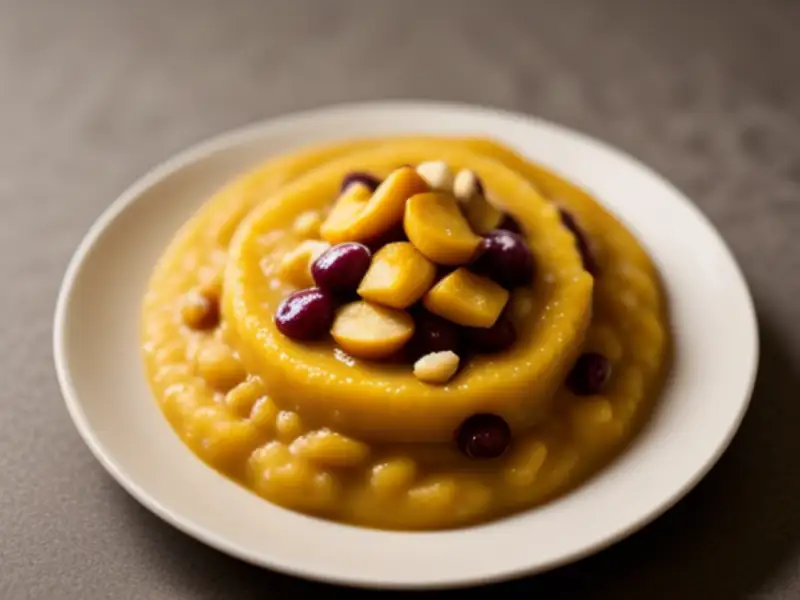 Mingau sueco de linhaça e frutas secas