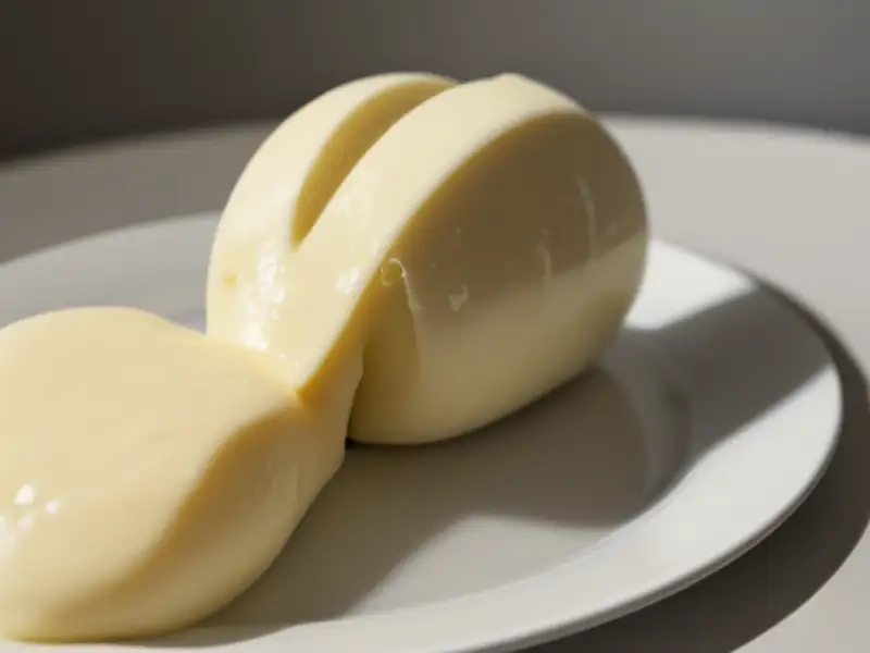 Mingau de semolina com leite e geleia