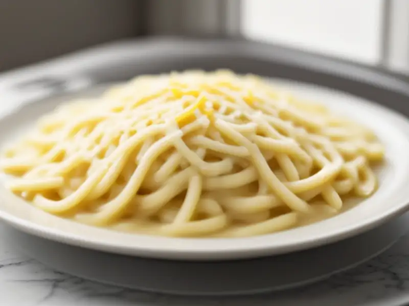 Molho de creme e parmesão
