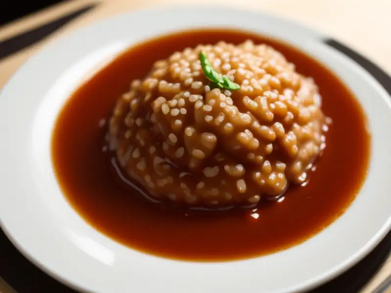 Molho de soja e gergelim para frango frito