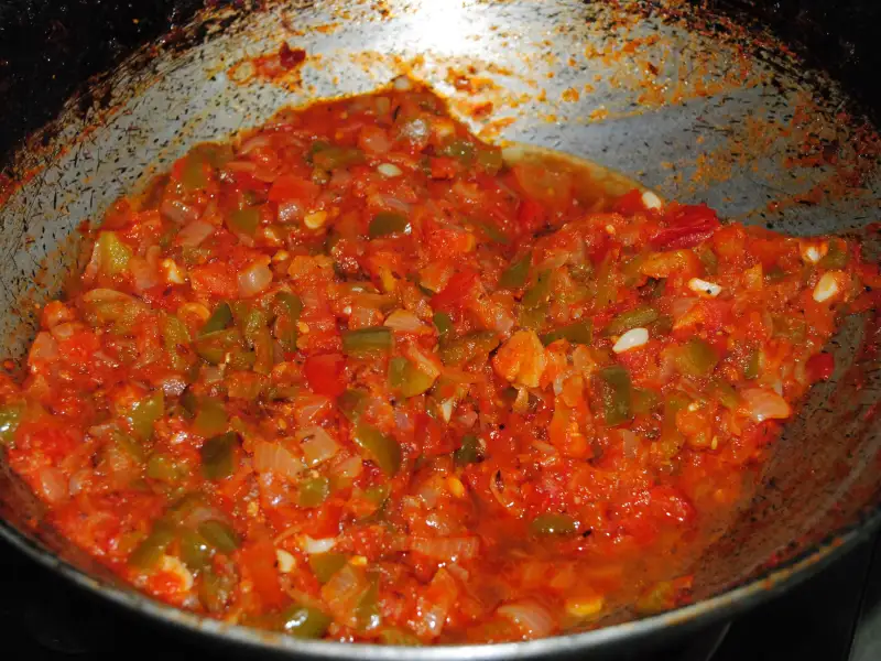 Molho de tomate catalão com amêndoas