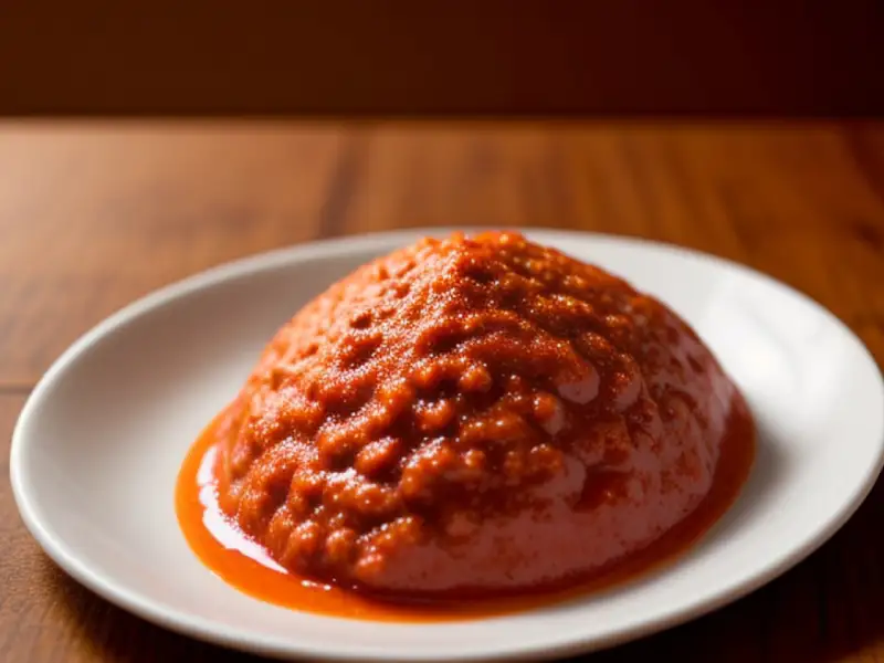 Molho de tomate picante para conservar
