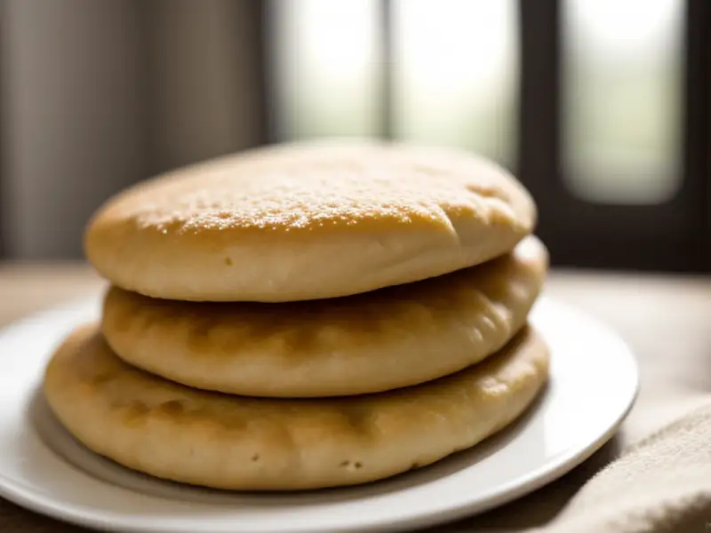 Moufleta, panquecas fritas de massa levedada