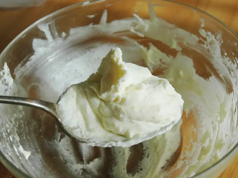 mousse al cioccolato bianco