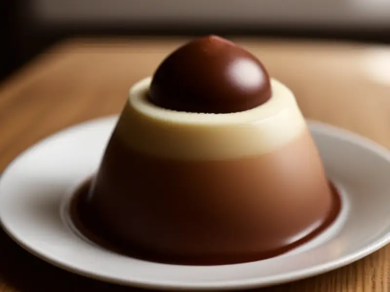 Mousse de chocolate con coñac