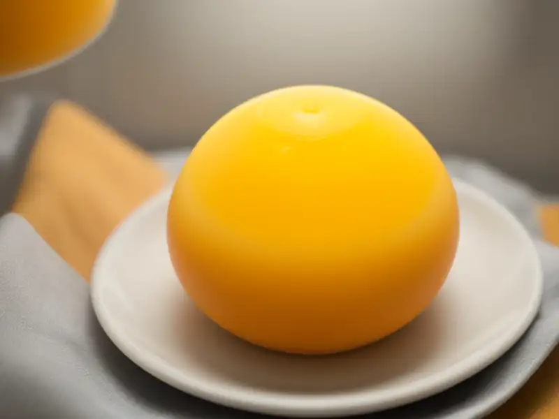Mousse gelatinosa de laranja