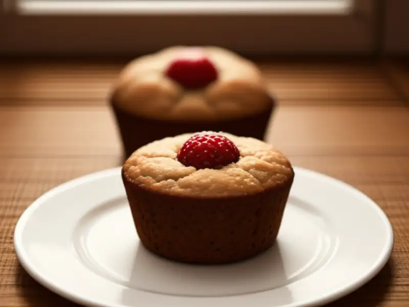 Muffin ai frutti senza uova