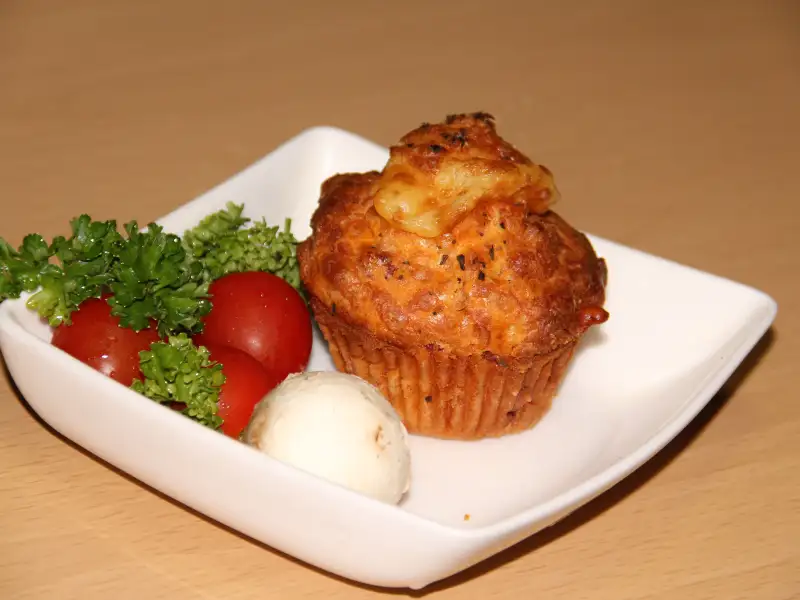 Muffins de chocolate e cacau