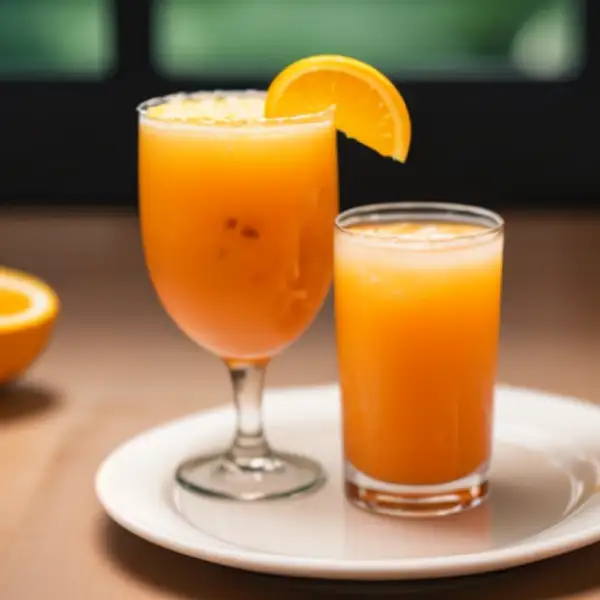 Nascer do sol em Barbados, coquetel com rum e grenadine.