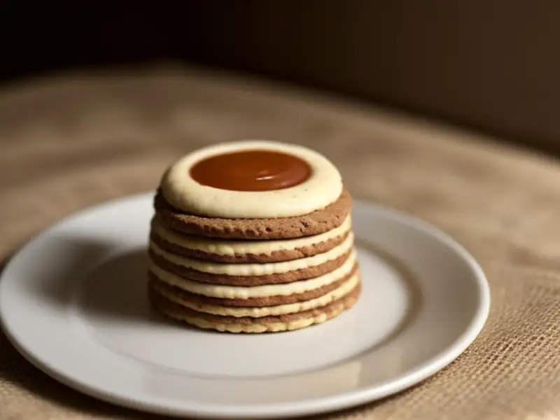 Crispy oat and cocoa biscuits
