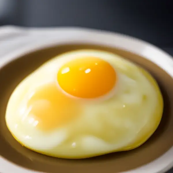 Œufs au plat à l'oignon et ciboule
