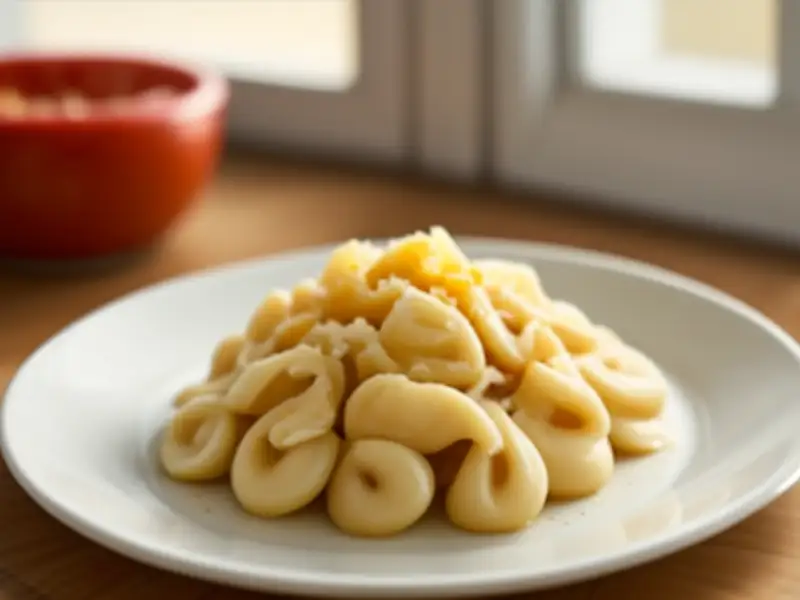 Pasta orecchiette gratinada