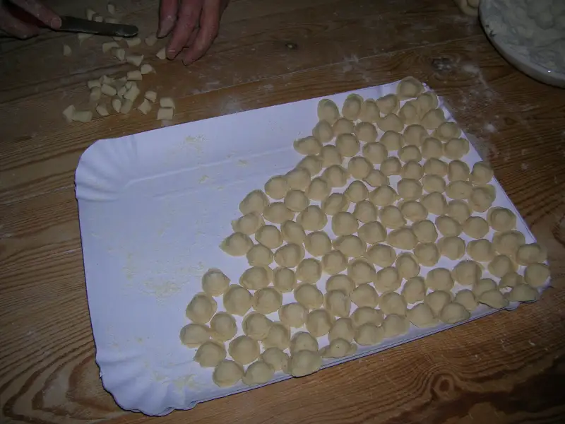 Orecchiette con flores de rábano