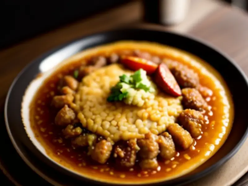 Paella aux 'tapas' de bœuf
