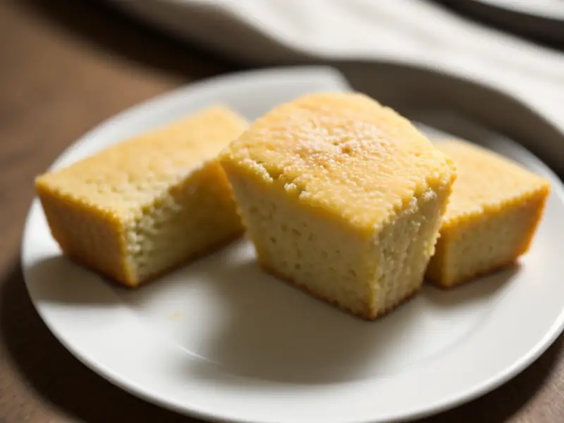 Pan de maíz y tofu