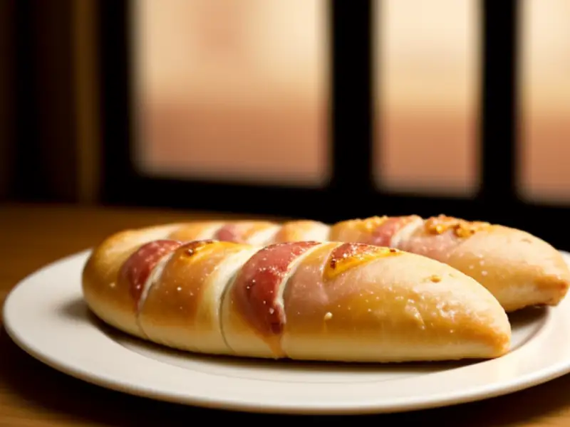 Pãezinhos recheados tipo pizza