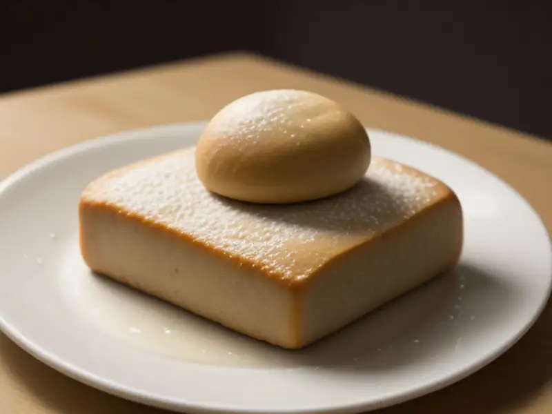 Pão doce sérvio de farinha de soja e frutas secas
